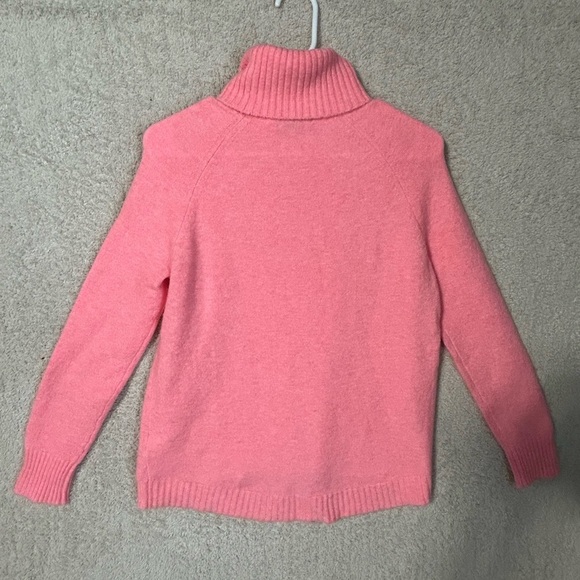 WOMENS J CREW Pink Turtle Neck NWT XS Wool And Alpaca. Capsule Classic Casual - Picture 8 of 8
